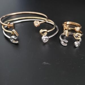 SOLD*****COACH Bracelet and Ring Silver, Gold,